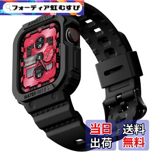 �y���������zamBand Apple Watch�o���h 44mm 42mm �o���p�[�P�[�X�t�� ���ȃ����Y�o���h Apple Watch SE iWatch Series 7 6 5 4 3 2 1�p �X�|�[�c�~���^���[�ی�P�[�X �v���e�N�^�[ �����h�~ �ϏՌ� �F�F�u��