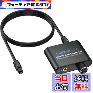 �y���������zCAMWAY 192kHz ���f�W�^�� �A�i���O �����ϊ��� �T�C�Y�F3.5MM�o�́i���ʒ����m�u�t���j