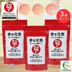 【まとめ買いクーポン配布中】銀座まるかん 歩き元気ギックリ楽らく（大）240g 約950粒 3袋セット ひざ 腰 サプリメント 斎藤一人 ひとりさん コラーゲン コンドロイチン グルコサミン ヒアルロン酸 粒 栄養補助食品 健康食品 サプリ 栄養