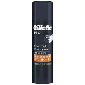 Gillette　PRO（ジレットプロ）　シェービング　ジェルフォーム　微香性　195g(配送区分:A2)