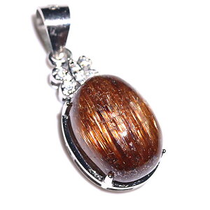 kJ348-1li sv925 uY`NH[cLbcAC y_ggbv Bronze Rutilated Quartz