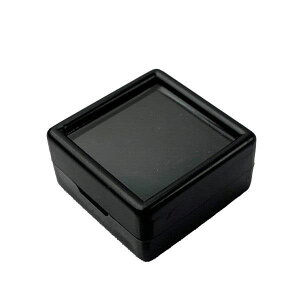 〔O28-B〕ブラック ルースケース プラスティック製 綿入り W30×D30×H17mm 10ヶ入り