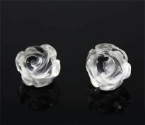 楽天市場】薔薇彫り 水晶 10mmの通販