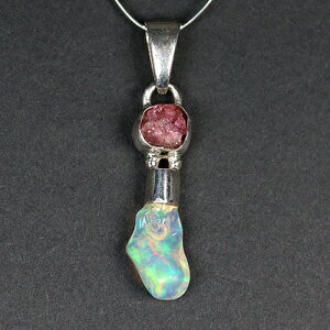 �kJ368-13�l�G�`�I�s�A���I�p�[�� �s���N�g���}���� sv925 ��Ύ����΃y���_���g�g�b�v�@opal�@tourmaline