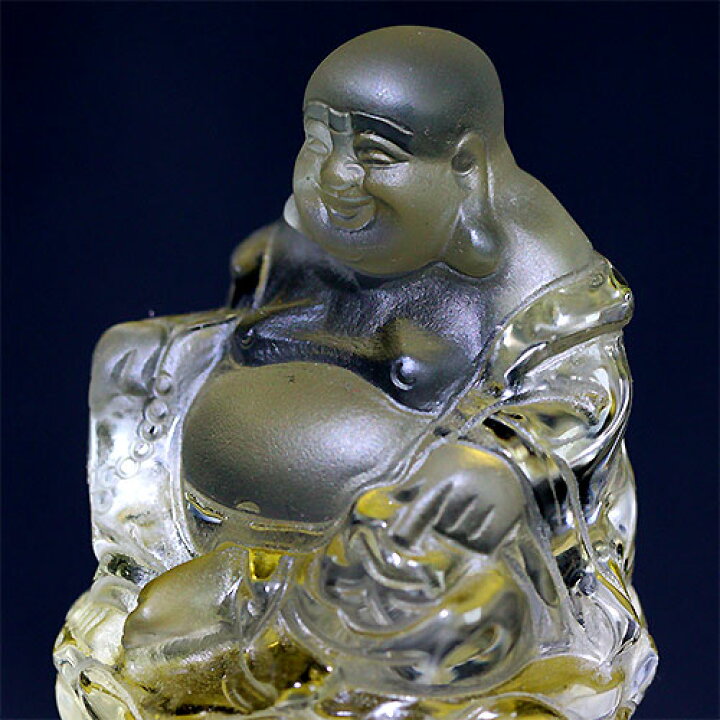楽天市場】〔D433-12〕超透明 シトリン 布袋像 布袋様 布袋尊 彫刻 