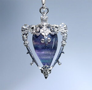 〔J343-5〕フローライト ペンデュラム ペンダントトップ ダウジング 振り子 占い