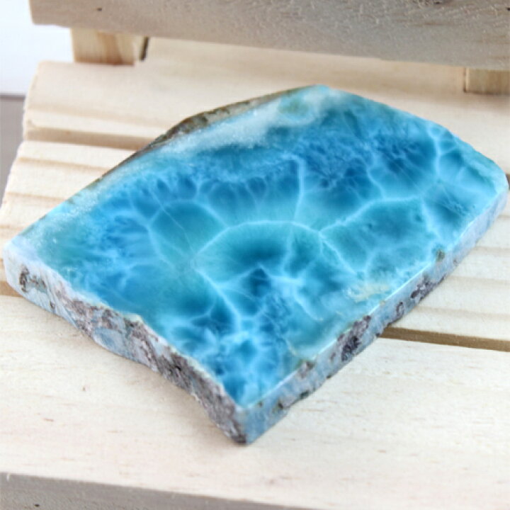 楽天市場】希少激レア品 ドミニカ産 ラリマー スライス 原石〔 天然石  