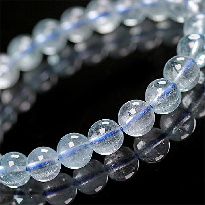 楽天市場】〔K1731-7〕約7.8mm ブルートパーズ ブレスレット Topaz 