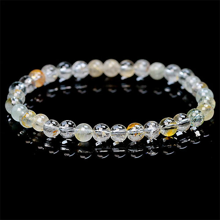 楽天市場】〔K1663〕約6mm Topaz ミックストパーズ ブレスレット 