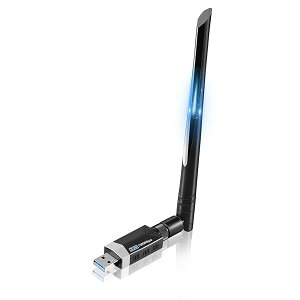 WiFi LAN q@ 1300Mbps lanA_v^ USB3.0 WIFIA_v^[ 5dBi ʐM fAoh 2.4Ghz/5Ghz 802.11AC Windows11/10 / 8.1/8/7/ XP/Vista/Ma