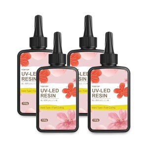 レジン液 400g UVレジン液 大容量 高い透明 急速に硬化 非毒性 VOCなし 85D ハード 低粘度 詰替用 初心者 UVレジン UV-LED対応 DIY 手作りクラフト ジュエリー デザイン 用途広い