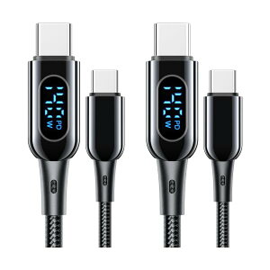 yzDC03 USB Type C P[uy140W/5A 2{ZbgzPDΉ Type-C to Type-C }[d o̓XN[\ iC҂ ^Cvc [dR[h iPhone 16/15/15 Pro/15 Plus/1