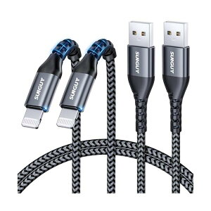 yziPhone [dP[u 1M 2{Zbg CgjOP[u MFiF؍ς iCϋv fh~ Lightning P[u 2.4A}[d ACtH[dP[u f[^] CarplayΉ [