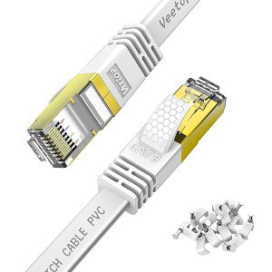 yz5m LANP[u CAT8 JeS8 tbg L񂯁[Ԃ WiFiP[u ڑ RJ45 ܐ܂h~  40Gbps 2000MHz 26AWG dV[h  O p\R [^[ PS4 PS5 X