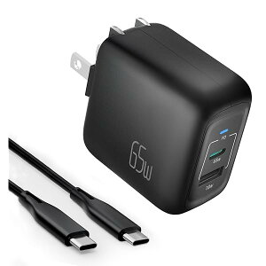yzPD [d 65W ^CvC }[d ܂ݎ 2|[g(USB-C*1USB-A*1) GaNIIKE Type-C [d PD3.0 PPSKiΉ MacBook iPad Pro iPhone Galaxy A