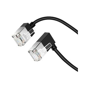 yzׂ _炩 Cat6A C[TlbgP[u 90xE L^5MA^ Cat6 Rj45 LAN MKrbgA10Gbps 550MhzP[uAΉ PCA[^[APS4APS5piubNj