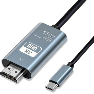 yzUSB C HDMI ϊP[u - 1Mu4K@30hz UHDfo/ThunderboltΉ/ݑΖv^Cvc HDMI ڑP[u ݒsv MacBook Air/ProAiPad Pro/AirAiPhone 15/
