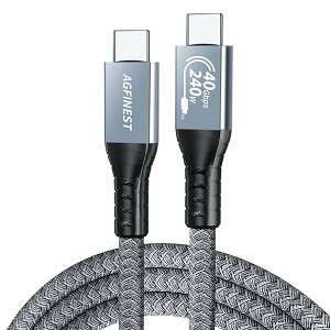 yzUSB4 P[u 240W 48V/5A}[d 40Gbpsf[^] 8K@60Hzfo PD3.1Ή USB-IFFthunderbolt 4 P[uΉ MacBook M1 M2AMac miniASSDȂTyp