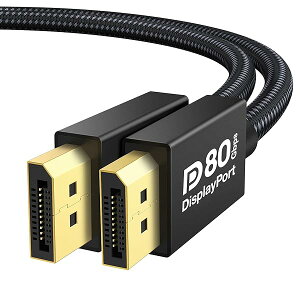 yz16K DPP[uDisplayportP[u 16K 80Gbps 2.1Ki 2M yVESAF؁z` 16K@60Hz 10K@60Hz 8K@120Hz 4K@240Hz HDR DSC FreeSync G-Sync