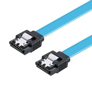 �y���������zSATA 3�P�[�u���i�X�g���[�g�^�j�V���A���P�[�u�� SATA 3 �P�[�u�� ����6 Gbp�Ή� ���b�`�t�� SSD��HDD���� Sata3 �V���A�� ATA3 �P�[�u�� SSD �P�[�u�� 50 cm ��