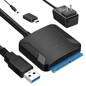 yzSATA USB ϊP[u 2.5/3.5C` SSD HDDΉ USB3.0 - SATA3 A_v^[ ő6TB f[^] UASPΉ dA_v^[t Windows/MacΉ