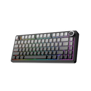 yzx Aula F75 Q[~OL[{[h KXPbg JjJL[{[h 5wpbhmut 75% CX zbgXbpu Bluetooth/2.4GHz/USB-C RGB ZKF؎擾 (Black Gradient