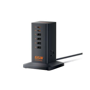 yzusb RZg}[d 65W d^bv ^[ usb ct [dhbN Xe[V R[h 2m AC 3 type-c 2|[g type-A 4|[g PD QCΉ GaN̗p [dA_v^[