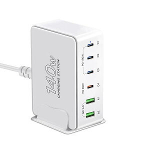 yzPD[d USB[d v140W type-c}[dyPD 3.0APPSAQC4+Ή/6䓯[d/P|[g100WzUSB-C*4&USB-A*2 X}z PSEF؍ς Macbook Pro/iPhone 15/14/