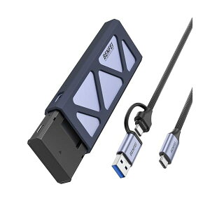 yzM.2 SSD OtP[X-USB3.2 Gen2ڑ UASPΉ 10Gbps] A~ ssd m.2 P[X 2230/2242/2260/2280 M key/B+M key SSDΉ VRo[t yUSB