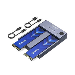 yzyN[@\z USB-C NVME M.2 SSDP[X 2xC Rs[@\t USB3.1 OtP[X M-Key / B&M KeyiNvmê݁jɑΉ USB 3.1 Gen2 10Gbps UASPT|[g 2230/22