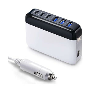 yzVK[\Pbg [d J[`[W[ uŁv USB-C PD 30W 3/ USB-A QC 18W 6|[g v125Wo ԍڏ[d USB}[d 12V/24VԑΉ VK[\Pbg 686C