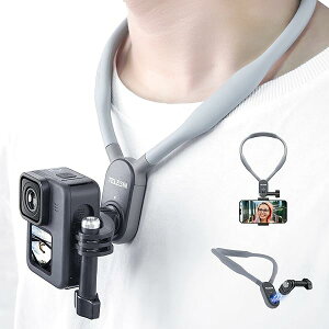 【送料無料】【公式】 POVネックレス式マウント クイックリリース GoPro用アクセサリー 超軽量首掛け 磁気吸引 マウント iPhone/Android対応 横撮り 縦撮り Vlog・旅行・釣りの記録 hero 13-3 max black m