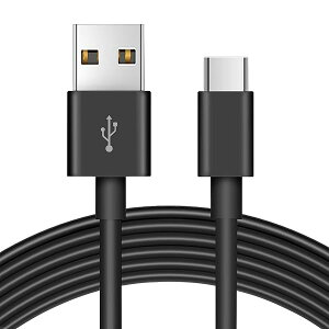 【送料無料】5M USB C ケーブル、USB A - USB Type C 延長充電およびデータ同期コード、USB Type C ポートカメラ、電話、および USB Type C ポートを備えたその他のデバイス用 (ブラック)