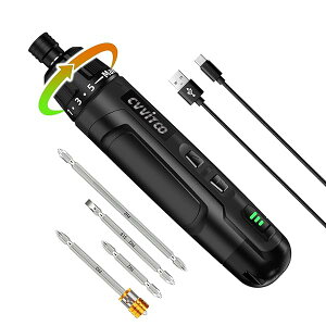 【送料無料】3.6V コードレスドライバー 電動ドライバー 小型電動 6N.m調整 USB Type-C 充電式 手動兼用 初心者 家庭用 小型家具セット み立て・修理 DIY