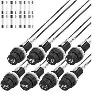 yz8 pl}Egq[Yz_[ DC 12V AV250V XN[Lbvq[Yz_[ 5x20mm O͂񂾕tC[ƑfKXǃq[Yt 10A x 8A15A x 8