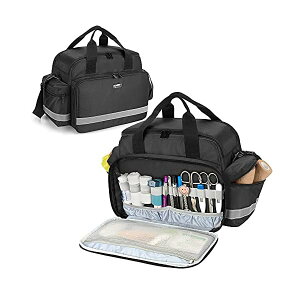 【送料無料】メディカルバッグ 救急バッグ 救急箱 家庭 学校 ブラック