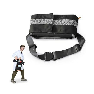 【送料無料】空式救急用ウエストバッグ MOLLE対応メディカルポーチ(ベルト付き) - 3点システムEMSファニーパック、キャンプ・ハイキング・旅行用IFAKメディカルバッグ(ブラック)