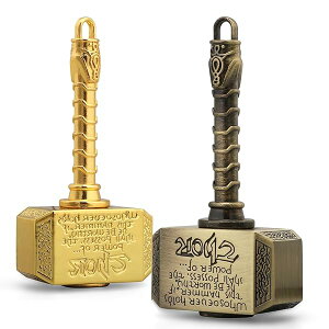 yznhXsi[ xAO Thor Hammer Fidget Spinners XeXX`[ MAXsi[ L[u w ]R} 2 Pack XgX EDC ADHD ɂԂ ]g qlp̂ (Go