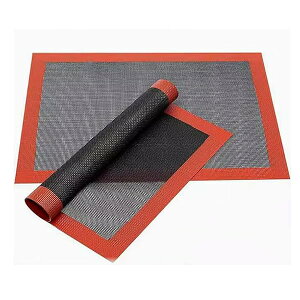 【送料無料】クッキングシート パンマット 製菓マット ベーキングマット 2枚セット シルパン 水洗い 繰り返し使用可 パン オーブン/電子レンジ対応 オーブンシート (Z-27*32cm)