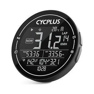 【送料無料】サイクルコンピュータ GPS 自転車スピードメーター 大画面 ANT+センサー対応 STRAVAデータ同期