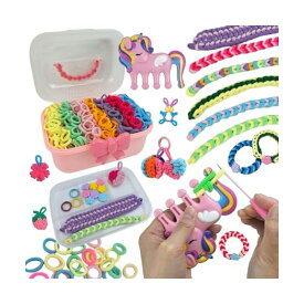 【送料無料】ミサンガ 手作りキット 子供 メイキングトイ おもちゃ 女の子 ブレスレット ネックレス 指輪 アクセサリーキット 収納ケース付き DIY 手芸キット 小学生 6歳 女の子 プレゼント クリスマス 6-12歳 誕生日プレゼント