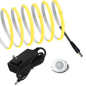 yzCOB e[vCgLEDXgbvCglZT[tLVu x 5mm BꂽLEDe[vCg5m 320LEDs/m dF2700K DC12V 180° ʃe[vό`\ ؒf\  ԏ 
