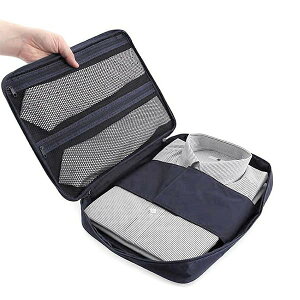 【送料無料】ポータブルビジネス旅行パッキング荷物キューブシャツスーツケースオーガナイザー収納バッグ