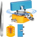 【送料無料】交換腕時計電池工具 修理工具 電池交換 回転時計裏蓋オープナー腕時計オープナー 時計固定スタンド ピン…