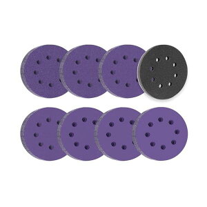 �y���������z�T���f�B���O�f�B�X�N 125mm �ϐ��y�[�p�[ 71�����Z�b�g �Z���~�b�N�A���~�i �f�B�X�N�y�[�p�[ �}�W�b�N�� 8�� �����_���T���_�[ �y�[�p�[ 7���(#240#400#600#800#1000#1500#2000 ×�e10��)