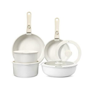 【送料無料】フライパン セット IH・ガス火対応 11点 焦げ付かない鍋セット 取っ手が取れる セラミックコーティング フライパン 炒め鍋 片手鍋 体に害のない お手入れ簡単 オーブン対応 PFOA