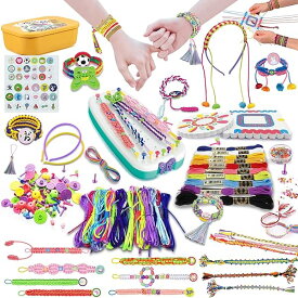 【送料無料】ミサンガ 手作りキット女の子 DIY 紐 おもちゃ 編み物 手芸 ブレスレット セット 子供のお誕生日プレゼント 手作り マクラメ ロープ アクセサリー キット