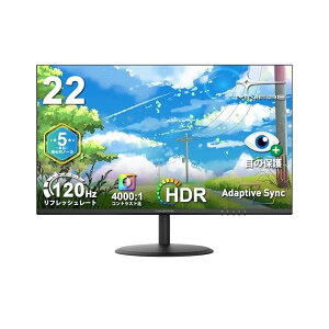 yzj^[ 21.5C` pcj^[ 120Hz thd  tfBXvC Adaptive Sync VESAΉ t[X HDMI*2 u[Cgy `g߉ rWlXp ܔN(HDMIP[ut-MF22X