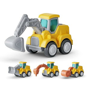 【送料無料】ミニカー おもちゃ 砂場セット はたらくくるま 知育玩具 ーABS製 ショベルカー など4台セット 車 おもちゃ 女の子 男の子 誕生日 プレゼント 建設車両セット 1歳半以上
