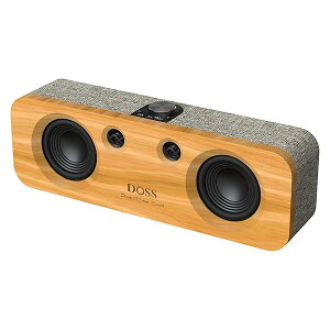 【送料無料】SoundBox H200 Bluetooth スピーカー 竹製 50Wパワフルなサウンド 35時間再生 ワイヤレスステレオペアリング 大音量 ポータブルスピーカー ウッド デュアルDSPテクノロジー 重低音 同軸